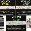 VOLVO XC40 XC60 XC90 Stemma in ABS CROMATO