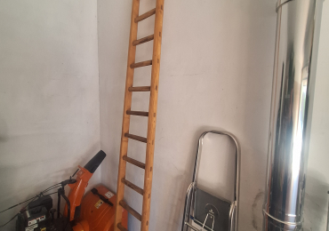 SCALA ARTIGIANALE A PIOLI IN LEGNO H320