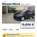 NISSAN MICRA 1.0 IG-T 92CV