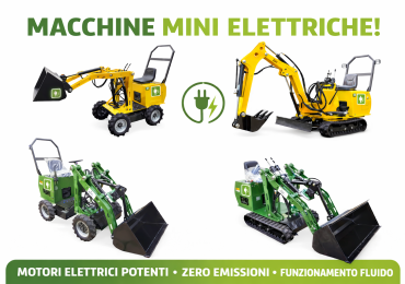 Caricatore Elettrico E Escavatore Elettrico NUOVI 2026 | Direttamente dal Produttore JSB MINI