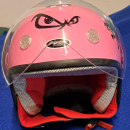 CASCO MOTO PER BAMBINA FINO 5ANNI CIRCA MISURA XXXS/50