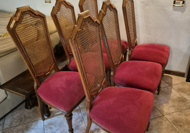 Sedie Umbertine restaurate – Set da 6