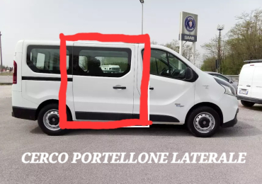 CERCO: Portellone laterale lato passeggero con finestrino per Fiat Talento