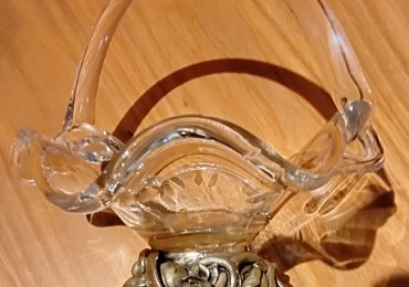 Elegante cestino decorativo vintage