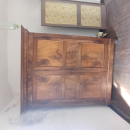 Armadio guardaroba in noce stile rustico