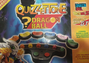 Quizzettone di Dragon Ball, un gioco di società elettronico vintage