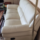 Set Divani in Pelle Beige