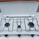 Fornello portatile a gas 3 fuochi