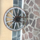 RUOTA CARRO DEL 1800 ORIGINALE