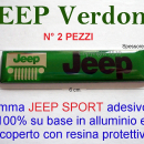 JEEP SPORT RENEGADE WRANGLER n° 2 pezzi stemmi logo