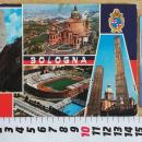 Cartolina Bologna (postcard) vintage + stadio Renato Dall’Ara