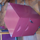 Classificatore in metallo su ruote, 2 cassetti