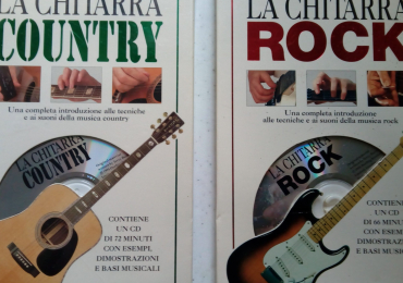 Corso di chitarra Rock e Country contiene CD e illustrazioni accordi