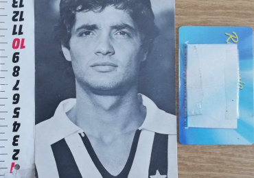 Foto cartolina (postcard) Sergio “Bobo” Gori Juve