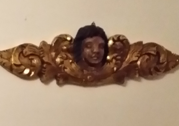 Fregio in legno dorato