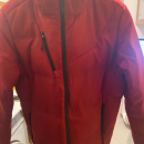 Piumino rosso nuovo piuma d’oca
