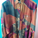 CAMICIA DI SETA VARIOPINTA