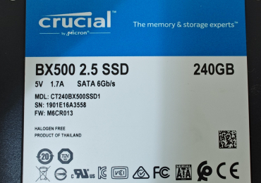 SSD Crucial BX500 240GB 3D NAND SATA 2.5