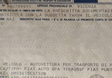 Vendo Fiat Punto 3 porte 1100 Benzina