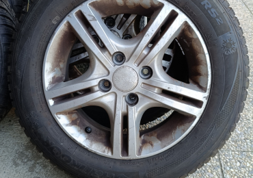 4 PNEUMATICI INVERNALI M+S HANKOOK 165/70R14 81T montati su cerchi in lega