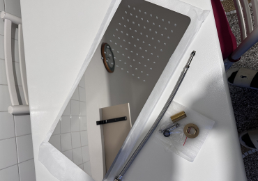 Soffione Lipsia 1getto In Acciaio 55×23 Sphera Art. SD2050253CR.