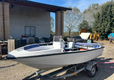 Barca open 4,5 mt 25cv