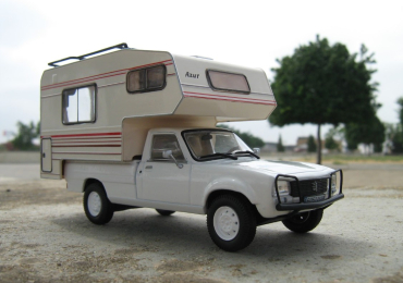 Camper Peugeot 504 Dangel Azur del 1983, scala 1/43