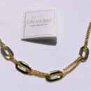 Collana dorata marca “UNOAERRE”