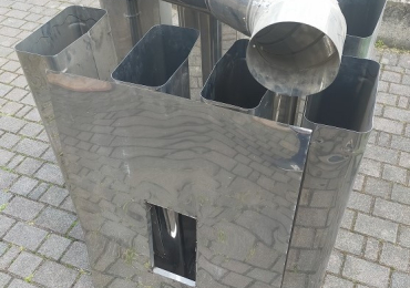KIT x INTUBARE CANNA FUMARIA in ACCIAIO INOX