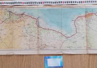 Mappa/cartina La Quarta Sponda, fascio colonialista
