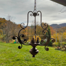 Lampadario in metallo