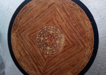 Piano Tavolo legno Intarsiato