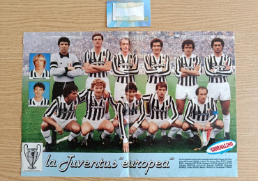 Poster la Juventus “Europea” 1982/83 de Il Giornalino