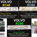 VOLVO XC40 XC60 XC90 STEMMA IN ABS CROMATO