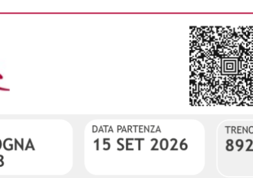 Vendo biglietto Italo Firenze – Bologna