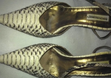 Vendo scarpe décolleté in pitone n. 40