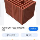 Cerco Blocchetti cemento poroton