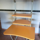 scrivania postazione porta PC su ruote