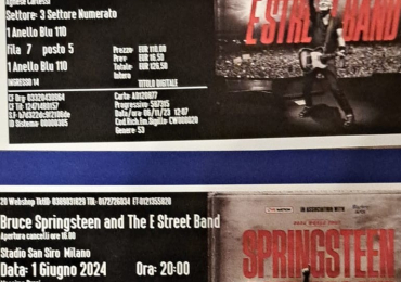 vendita biglietti concerto Milano di Springsteen