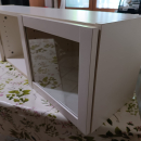 Pensile a parete IKEA Besta con ante in vetro