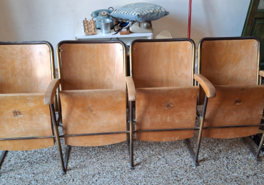 Sedie da cinema vintage anni 50