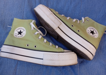 Converse Chuck Taylor All Star Lift Platform Hi – Vitality Green