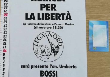 Volantino Lega Nord Lega Lombarda