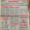 Giornale Lega Nord Piemont Autonomista Gennaio 1992