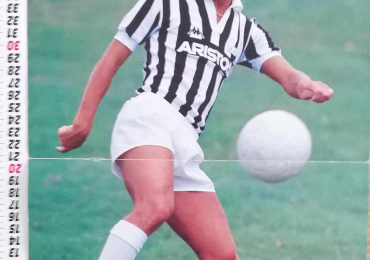Poster Ian Rush del Guerin Sportivo con maglia Liverpool e Juventus