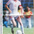 Poster Boniek + Junior e Socrates (con le maglie di Polonia e Brasile)