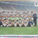 Foto cartolina (postcard) formazione Juventus 1980/81