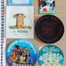 Lotto 5 adesivi vintage