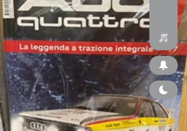 modellino Audi completo da assemblare.
