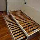 Letto singolo con letto estraibile
